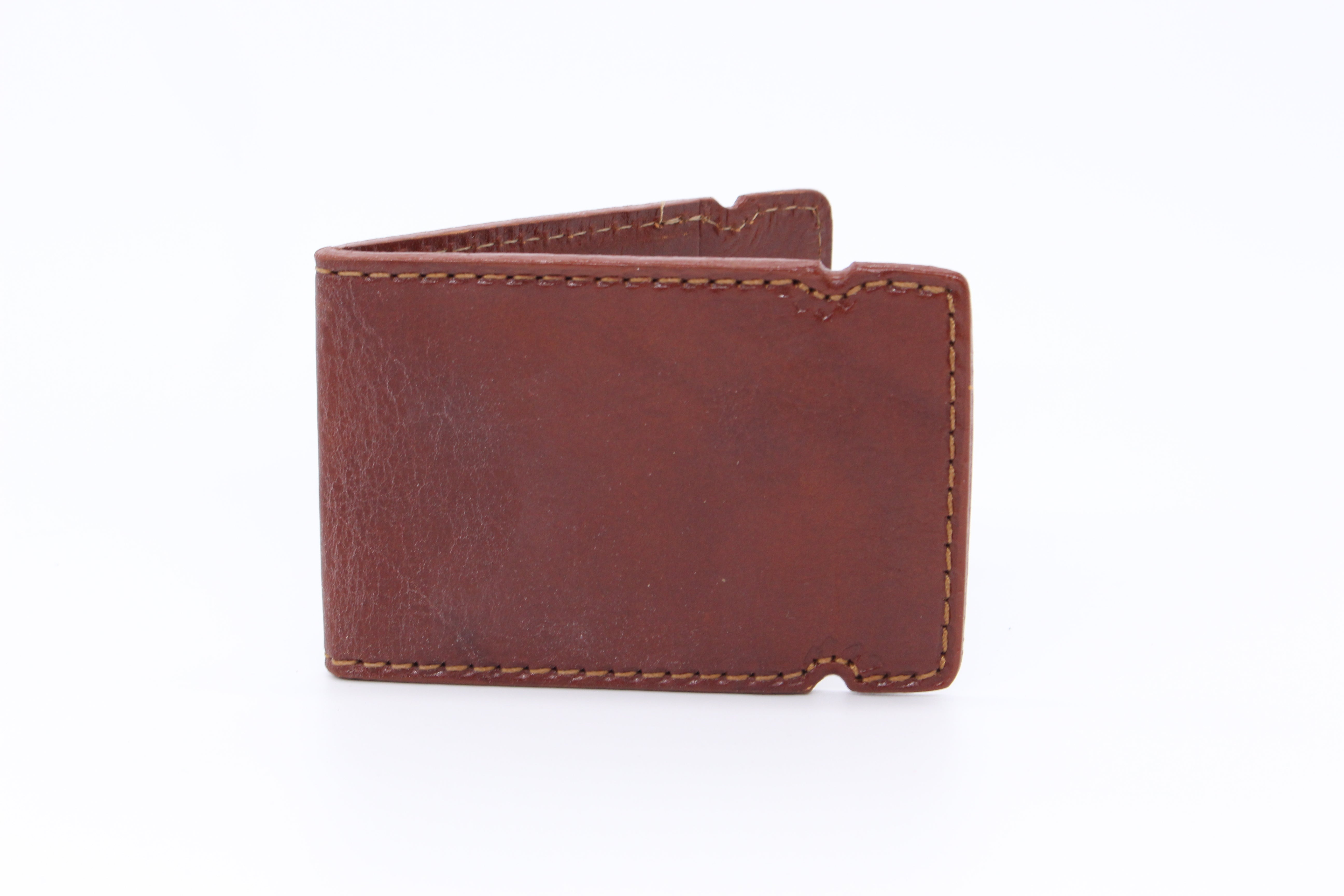 Italian Leather Cash Cover Cognac Patrick Gibbons Handmade