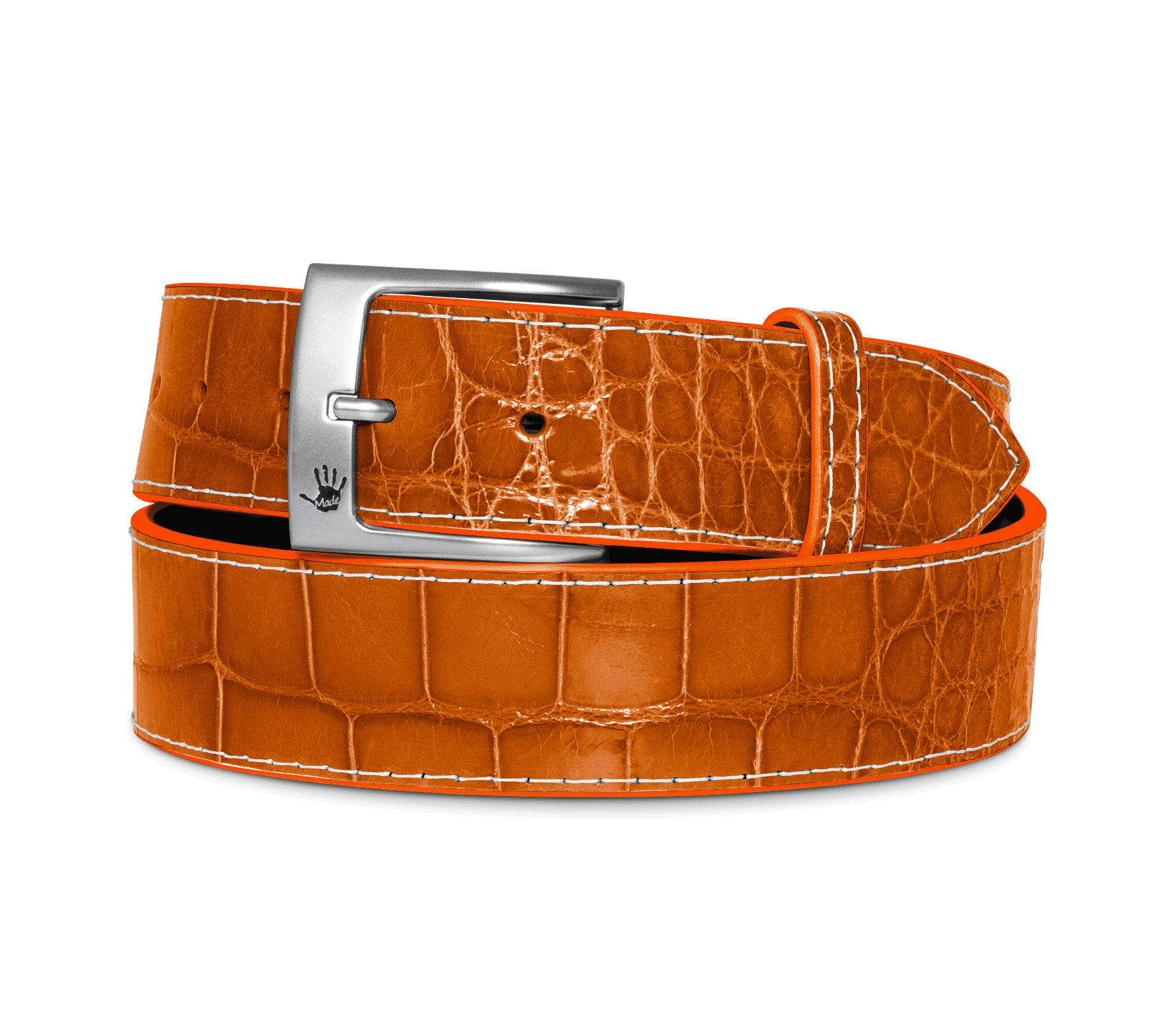 Alligator top belt men's