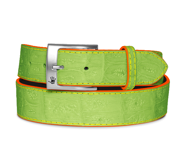 Men's Custom Caiman Crocodile Belt