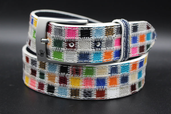 34" Stained GlassLizard Belt