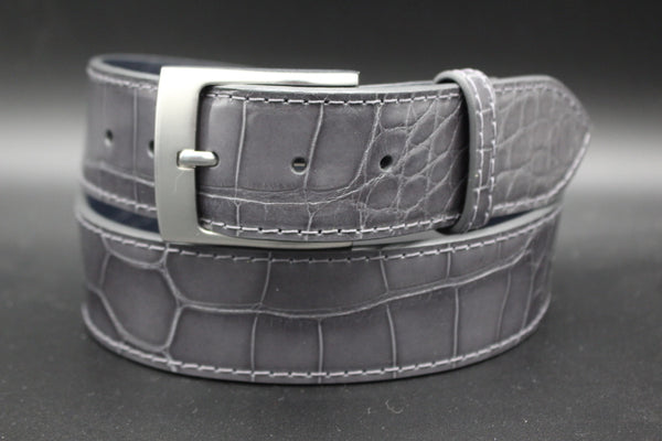 38" Glossy Grey Alligator