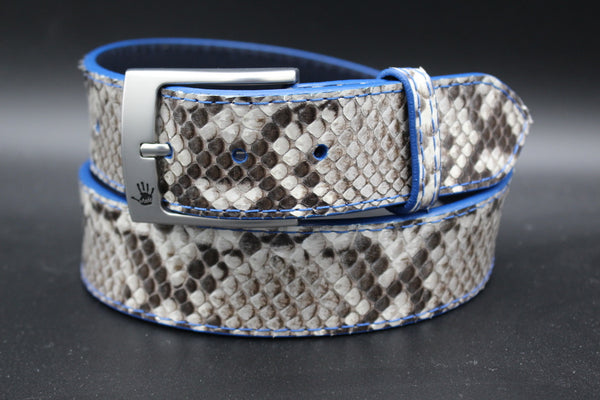 35" Natural Python - Blues