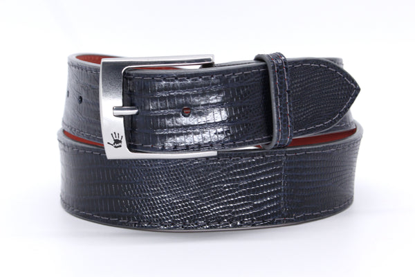 38" Navy Lizard  Belt