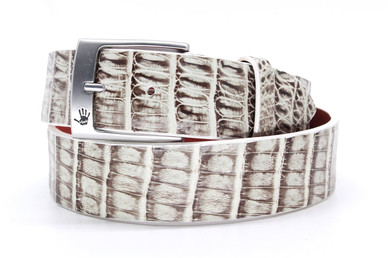 36" Newspaper Colombian Crocodile Belt
