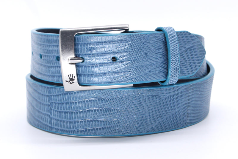 39" Denim Lizard  Belt