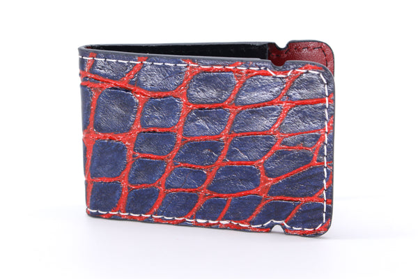 Hand Painted Alligator Cash Cover - Merica