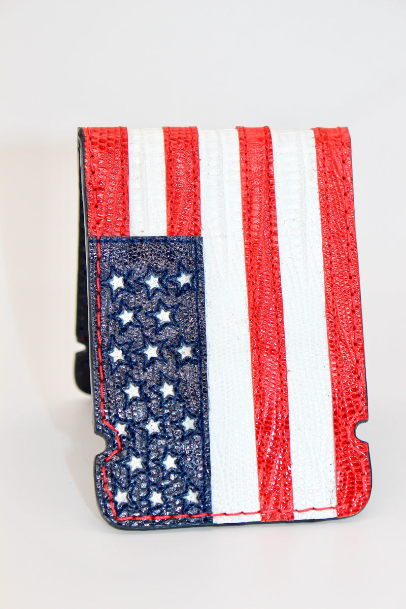USA Lizard Inlay Cash Cover