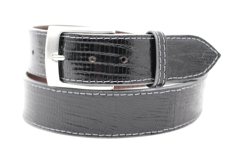 40" Black Lizard  Belt