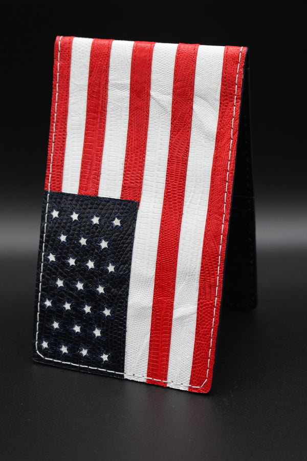 USA Inlay Lizard Yardage Book Cover