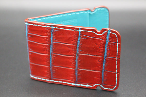 Nile Crocodile Cash Cover - Red Blue