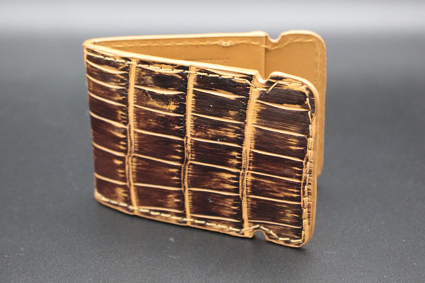Nile Crocodile Cash Cover -Brown Latte