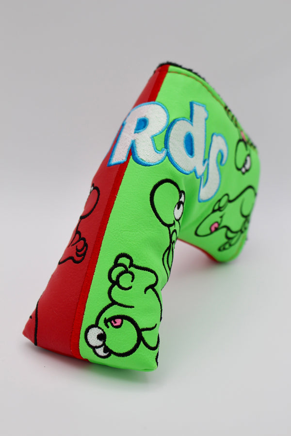 "Turds" Blade Putter Cover Lime/Cherry