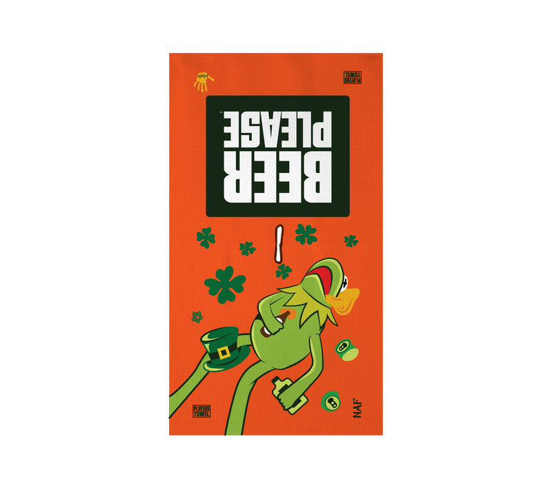 "Bein' Green" Golf Towel