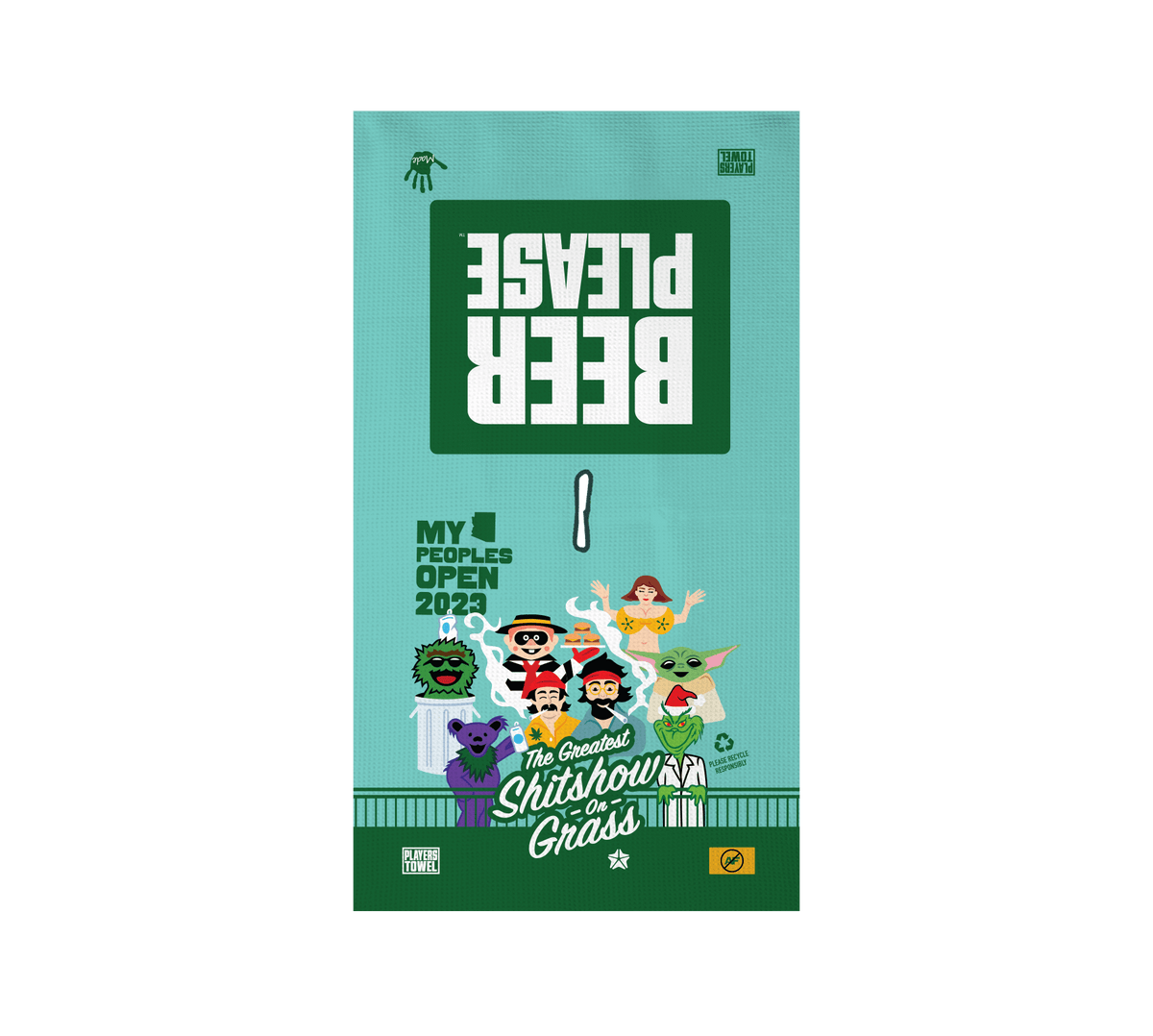 Gibbons Handmade Golf Towels "The Greatest S!T Show" Golf Towel