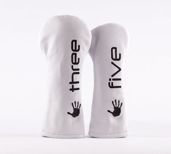 "I Can Spell" White 3 Wood and 5 Wood Cover Set
