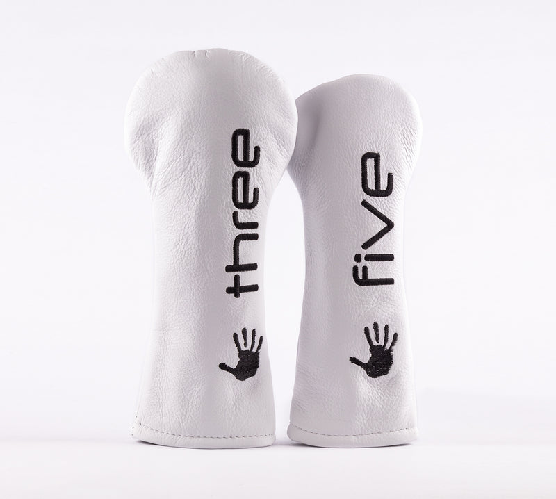 "I Can Spell" White 3 Wood and 5 Wood Cover Set
