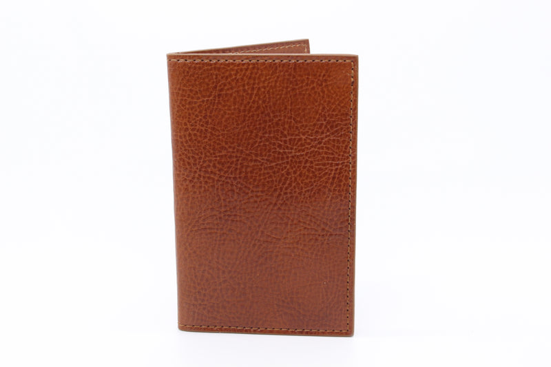 Italian Leather Scorecard Holder - Cognac