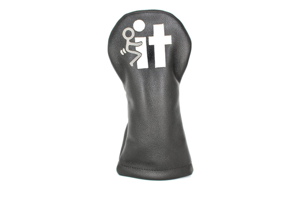 "F-It" Driver Head Cover - Black
