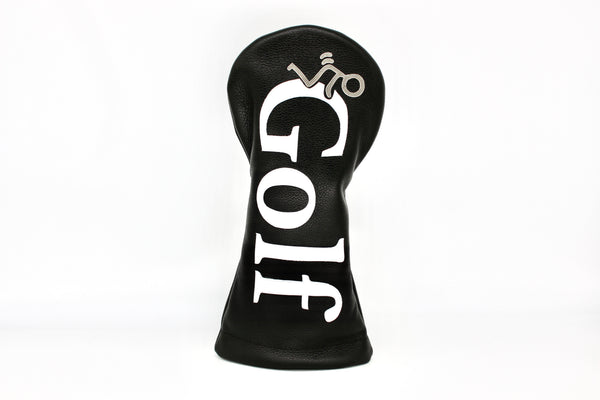 "Golf" Driver Head Cover - Black