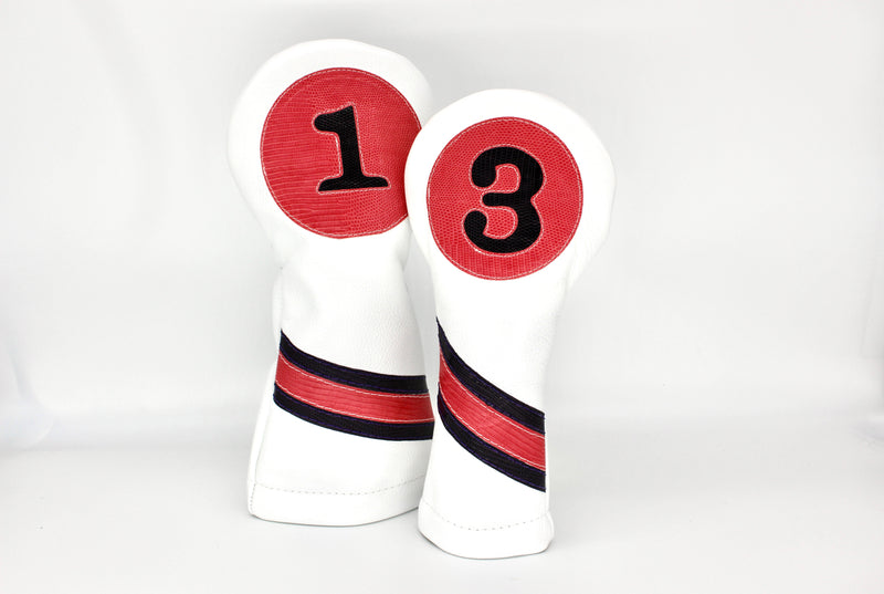 Pink Racer Lizard Head Cover Set