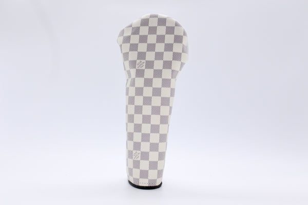 "Ex's" 3 Wood Head Cover - Checkered