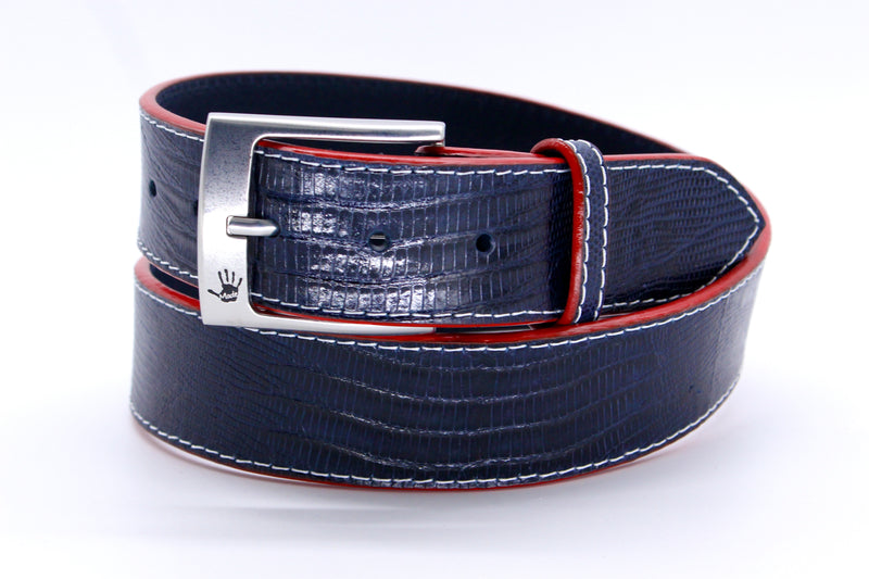 37" Navy Lizard  Belt