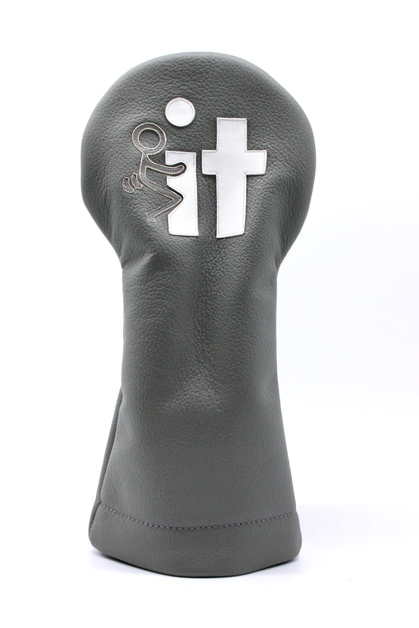 "F-It" Driver Head Cover - Grey