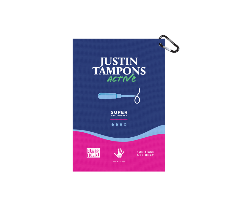 "The Handoff" Golf Towel