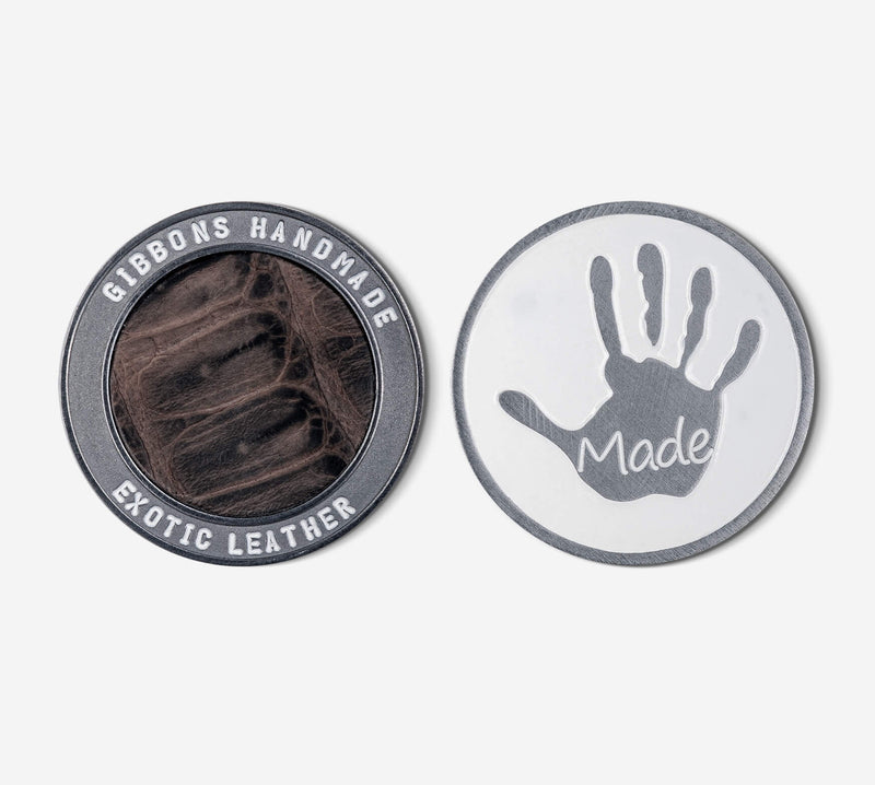 Exotic Leather Ball Marker