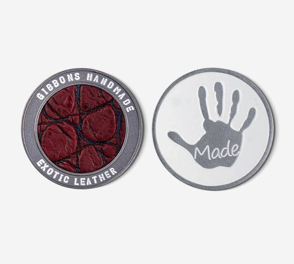 Exotic Leather Ball Marker