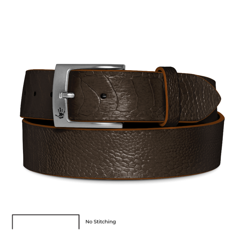 Men's Custom Ostrich Leg Belt - Customer's Product with price 229.00