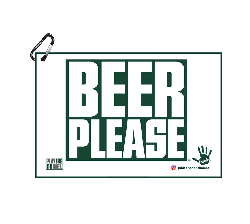 "Beer Please" Golf Towel