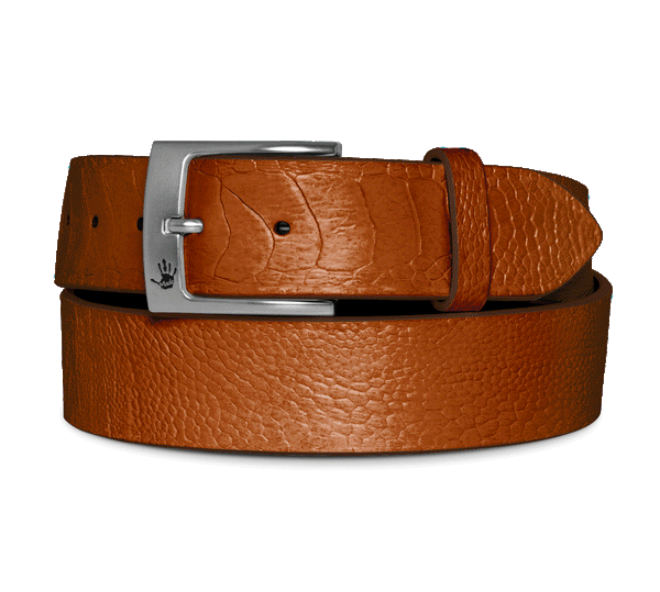 Men's Custom Ostrich Leg Belt