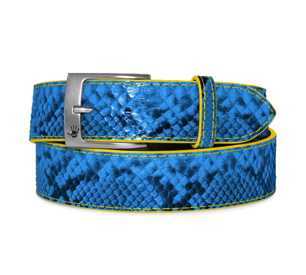 Men's Custom Python Belt